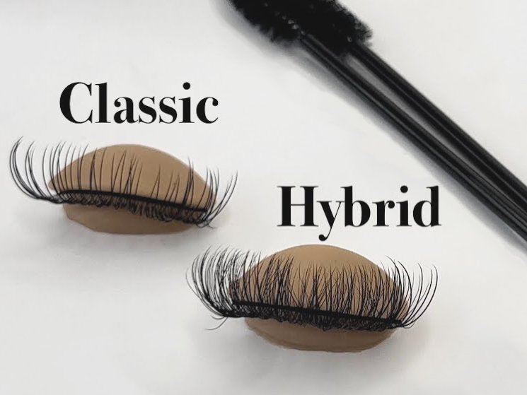 Classic Lashes And Hybrid Lashes