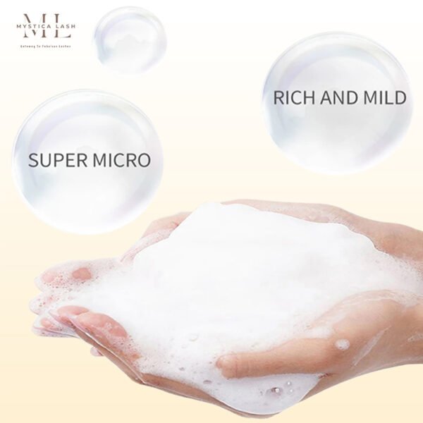 Super Micro & Rich & Mild Foams Lash Shampoo Cleanser