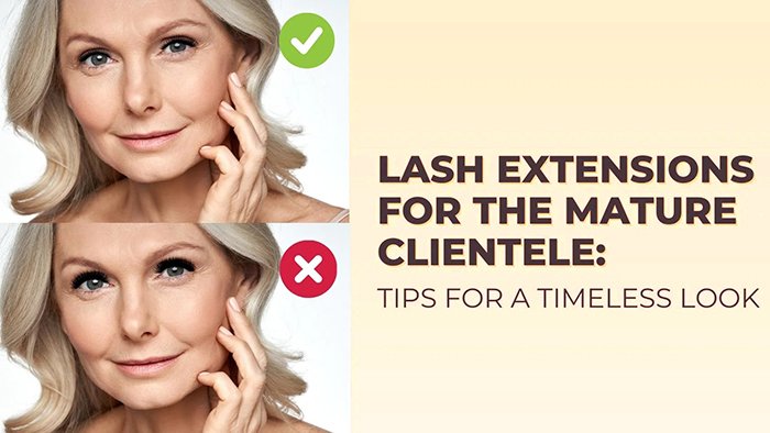 Lash Extensions For The Mature Clientele: Tips For A Timeless Look