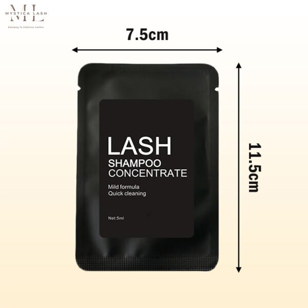 7.5cm×11.5cm 5ml Lash Shampoo Concentrate