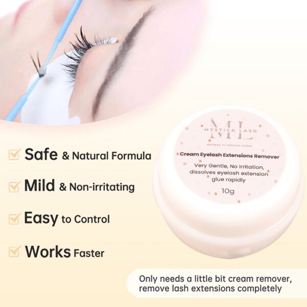Cream Eyelash Extensions Remover