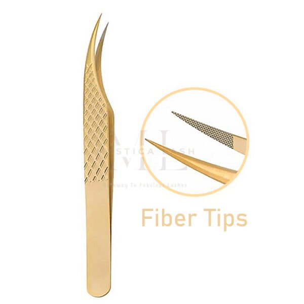 Fiber Tips Eyelash Extension Tweezer