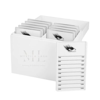 10 Layers White Lash Organizer