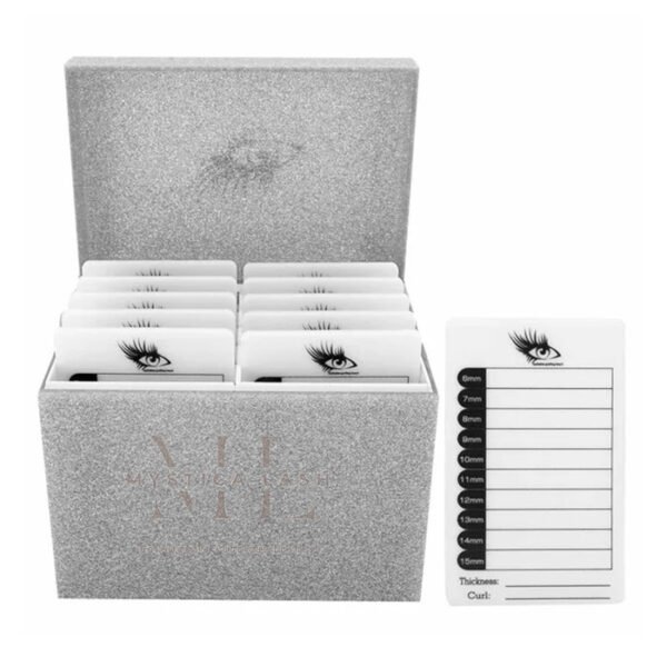 10 Layers Silver Lash Storage Case