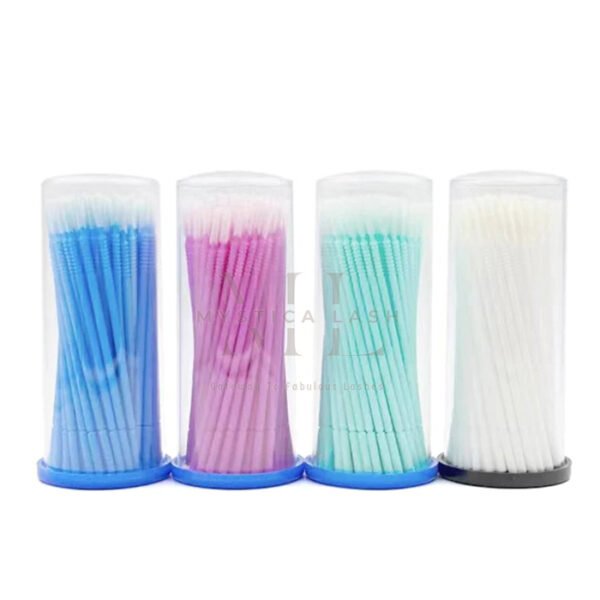 Multicolor Long-tip Micro Eyelash Brushes