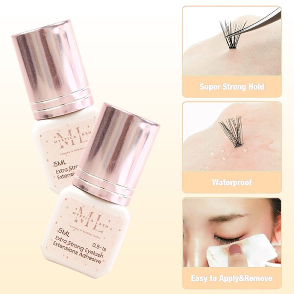 Super Strong Hold & Waterproof & Easy To Apply & Remove Eyelash Glue