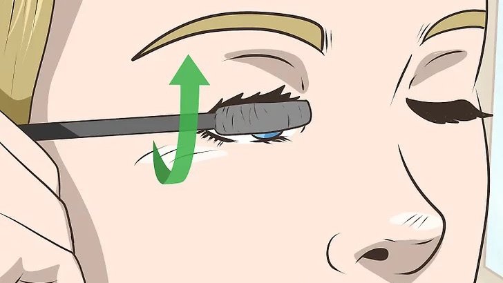 Gently Brush Lashes In An Upward Direction With A Mascara Brush