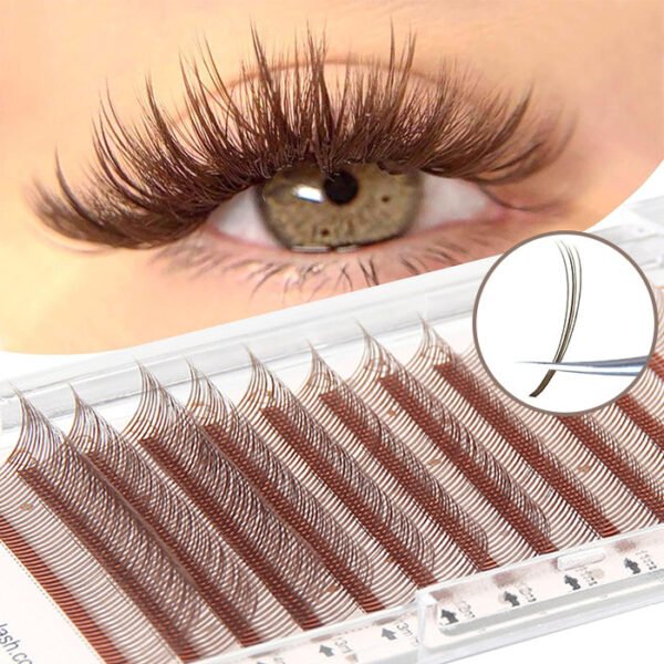 Brown 5D Flora Spikes Lashes